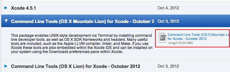 Xcode Command Line Tools Download Mac