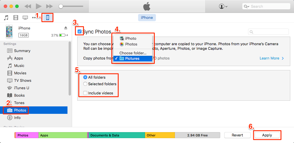 Download Photos Off Iphone Onto Mac